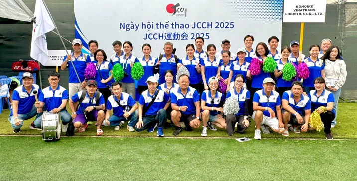 tinh than doan ket va nang luong tich cuc cua konoike vina tai jcch sports day 2025